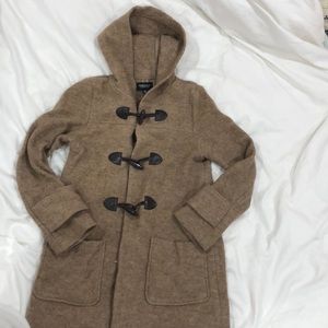 Light brown wool coat